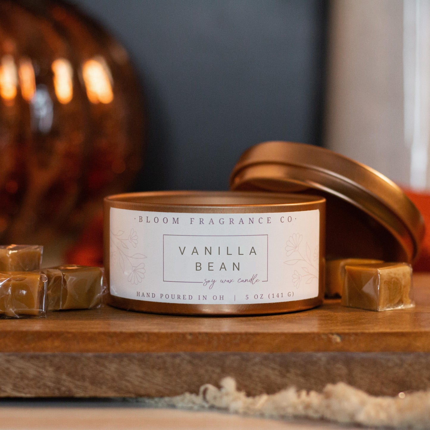 Small Vanilla Bean Soy Wax Candle