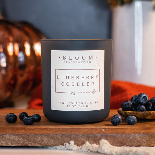Large Blueberry Cobbler Soy Wax Candle