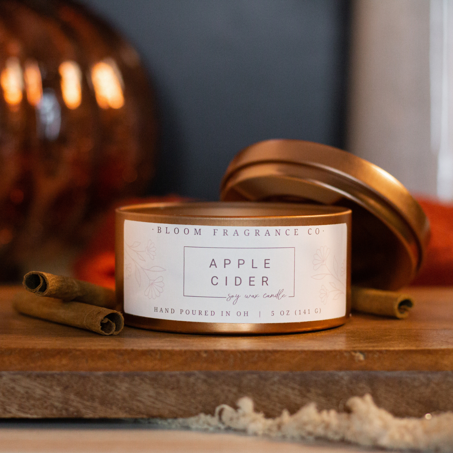 Small Apple Cider Soy Wax Candle