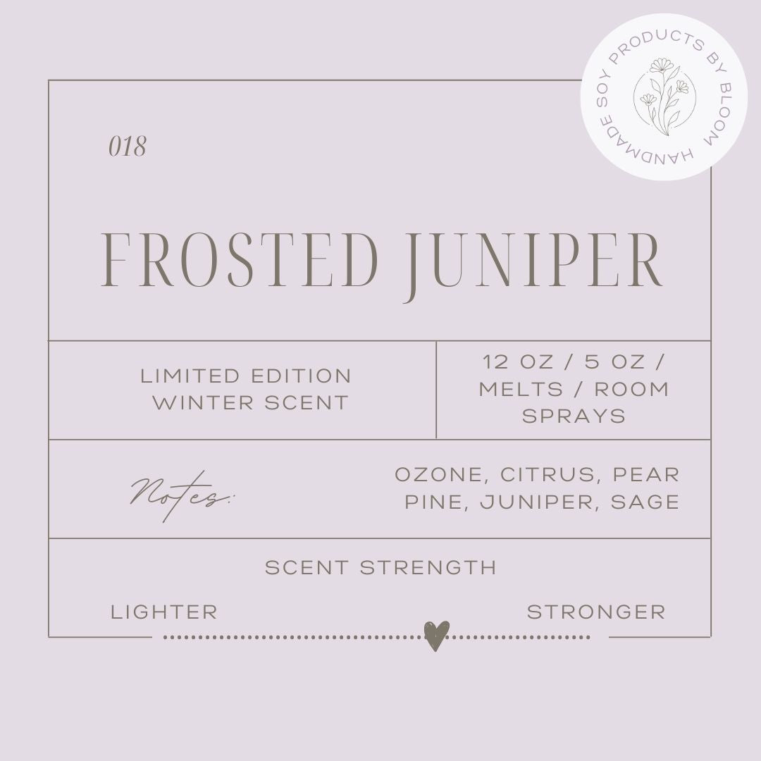 Frosted Juniper Soy Wax Melts
