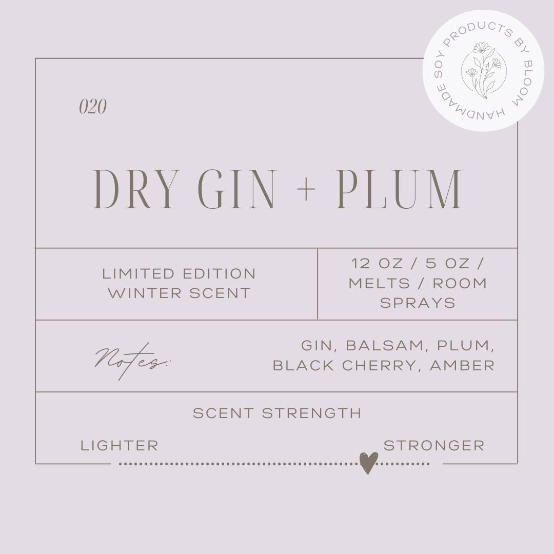 Dry Gin + Plum Room Spray
