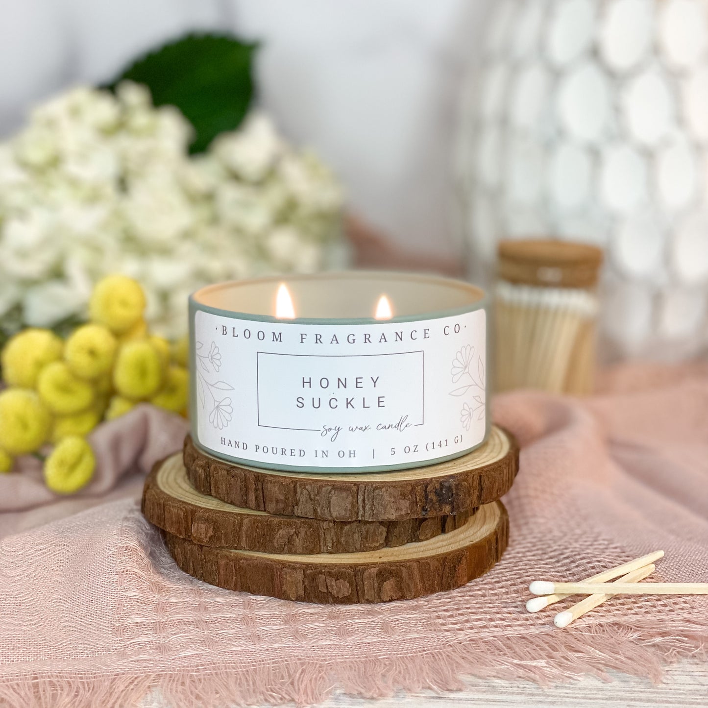 Small Honeysuckle Soy Wax Candle