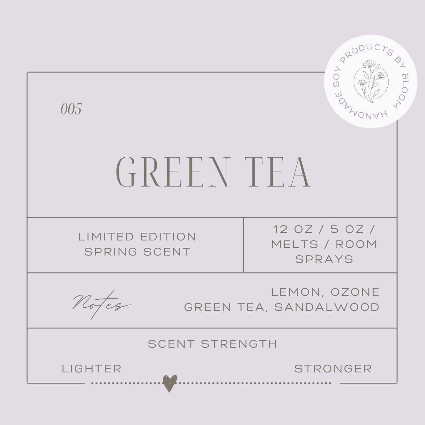Green Tea Soy Wax Melts