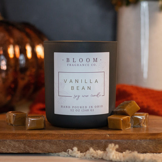 Large Vanilla Bean Soy Wax Candle