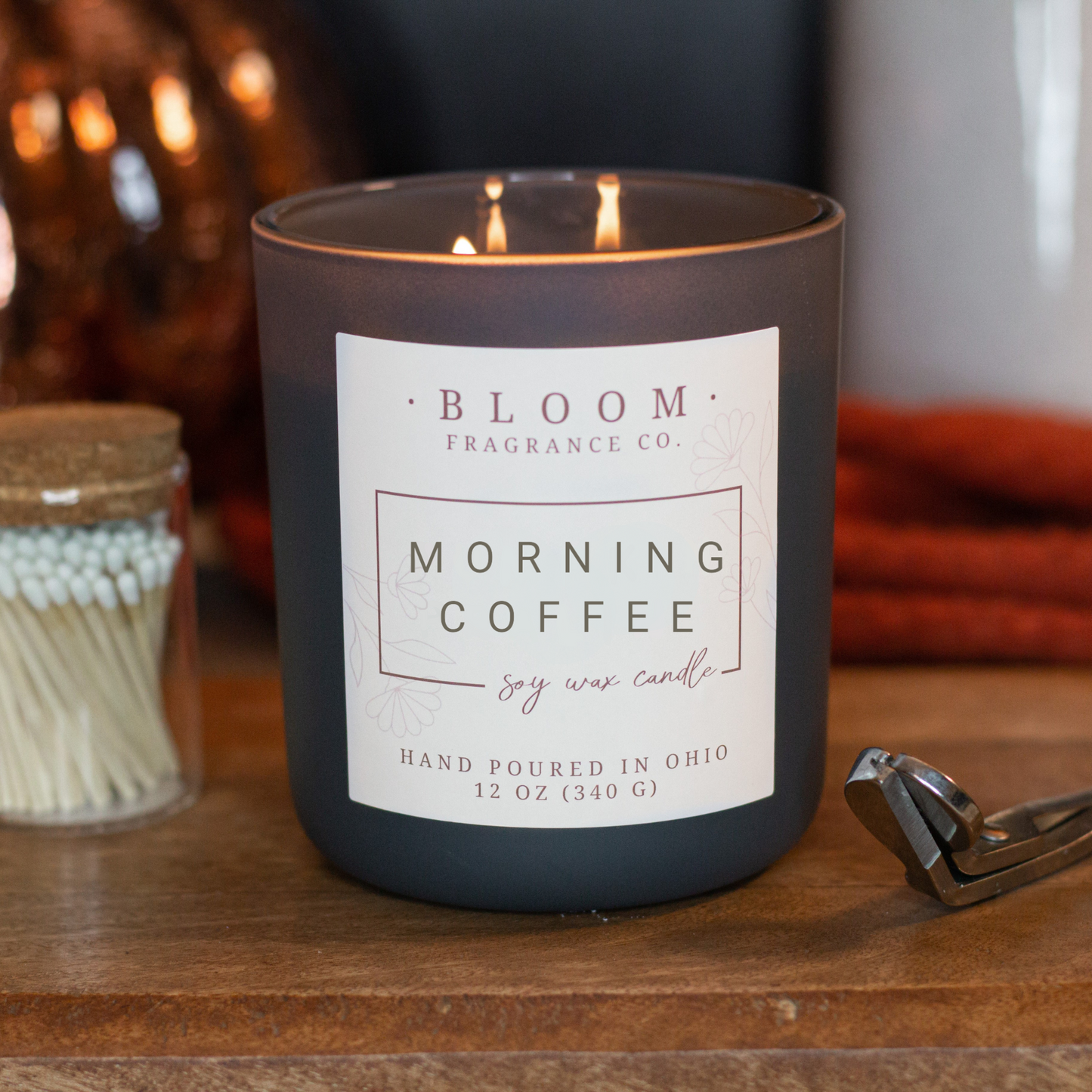 Large Morning Coffee Soy Wax Candle