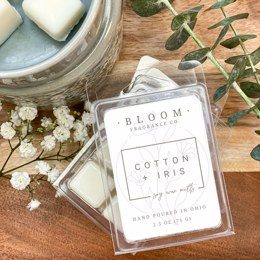 Cotton + Iris Soy Wax Melts