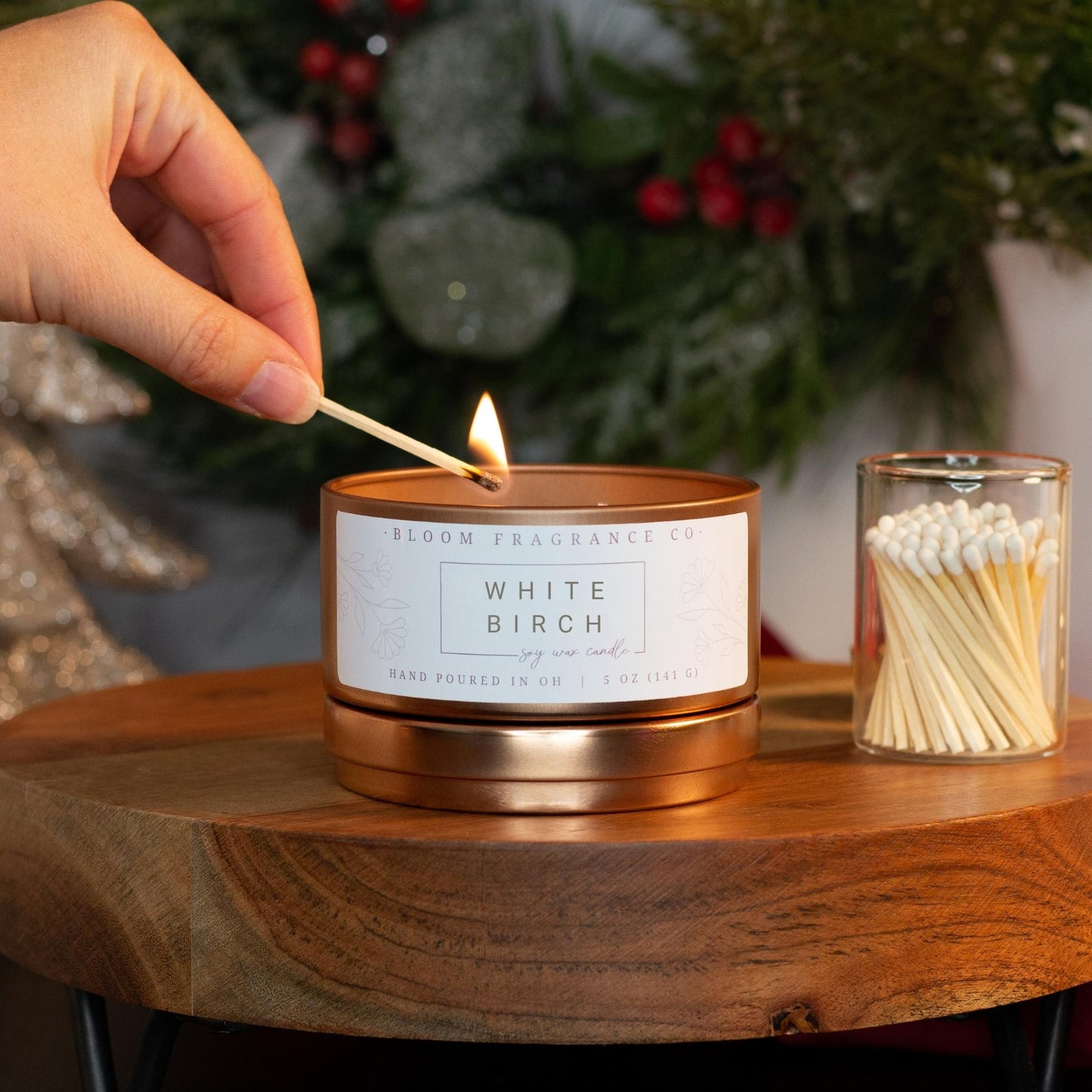 Small White Birch Soy Wax Candle