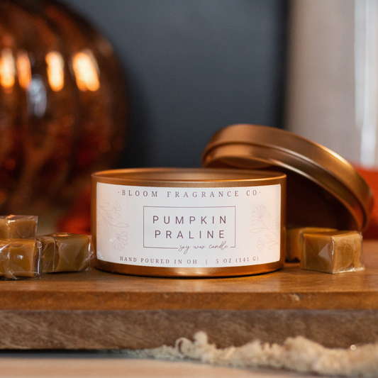 Small Pumpkin Praline Soy Wax Candle