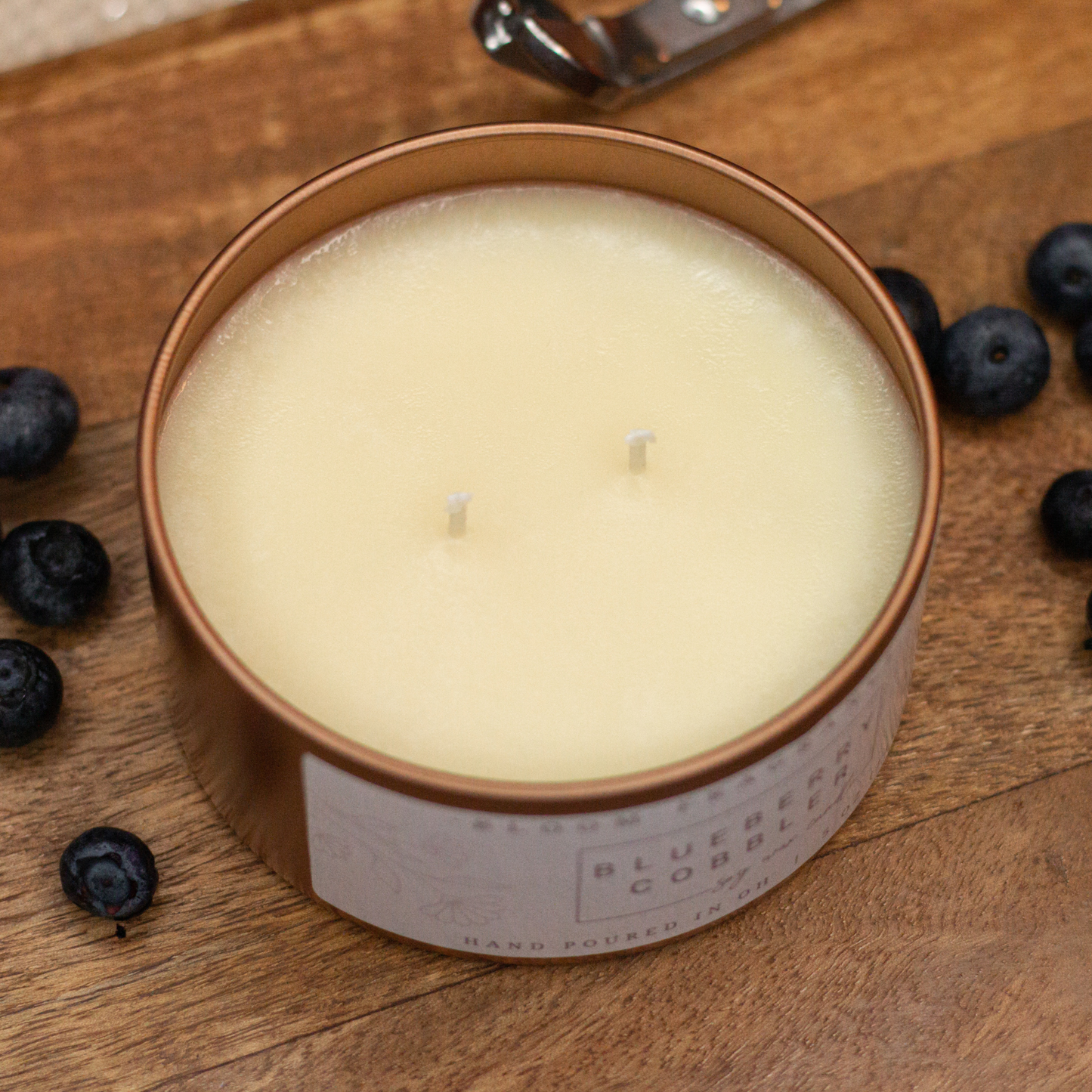 Small Blueberry Cobbler Soy Wax Candle