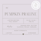 Large Pumpkin Praline Soy Wax Candle