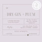 Dry Gin + Plum Room Spray