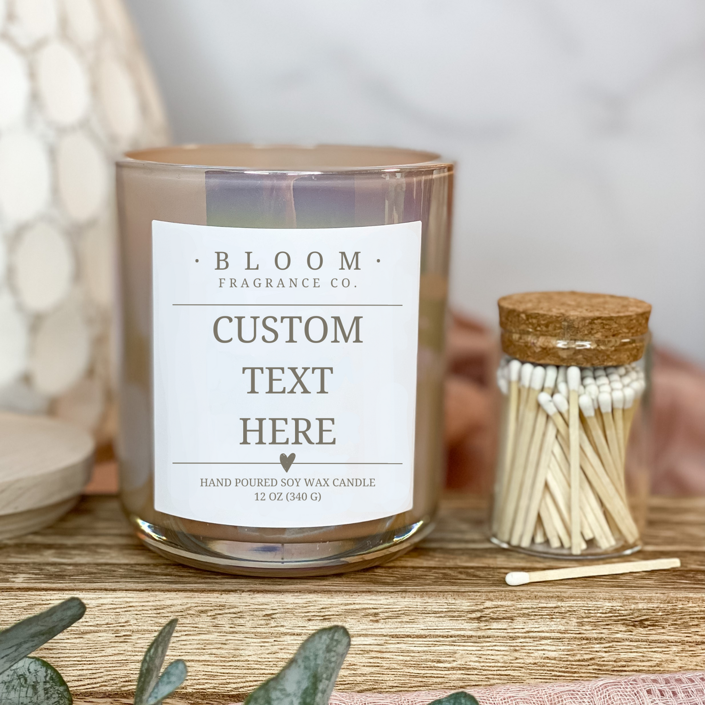 Personalized Soy Wax Candle