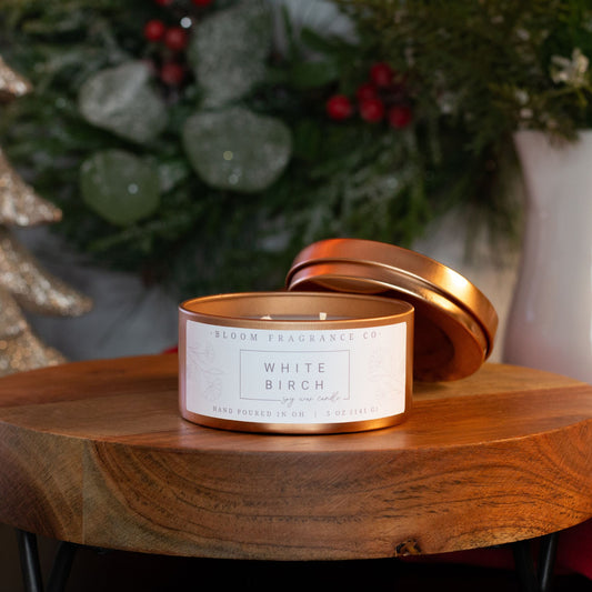 Small White Birch Soy Wax Candle