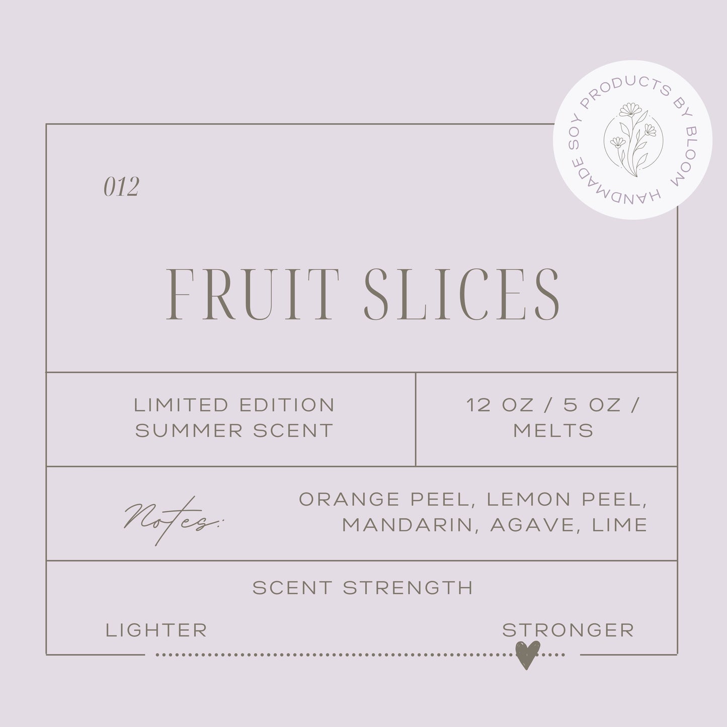 Fruit Slices Soy Wax Melts