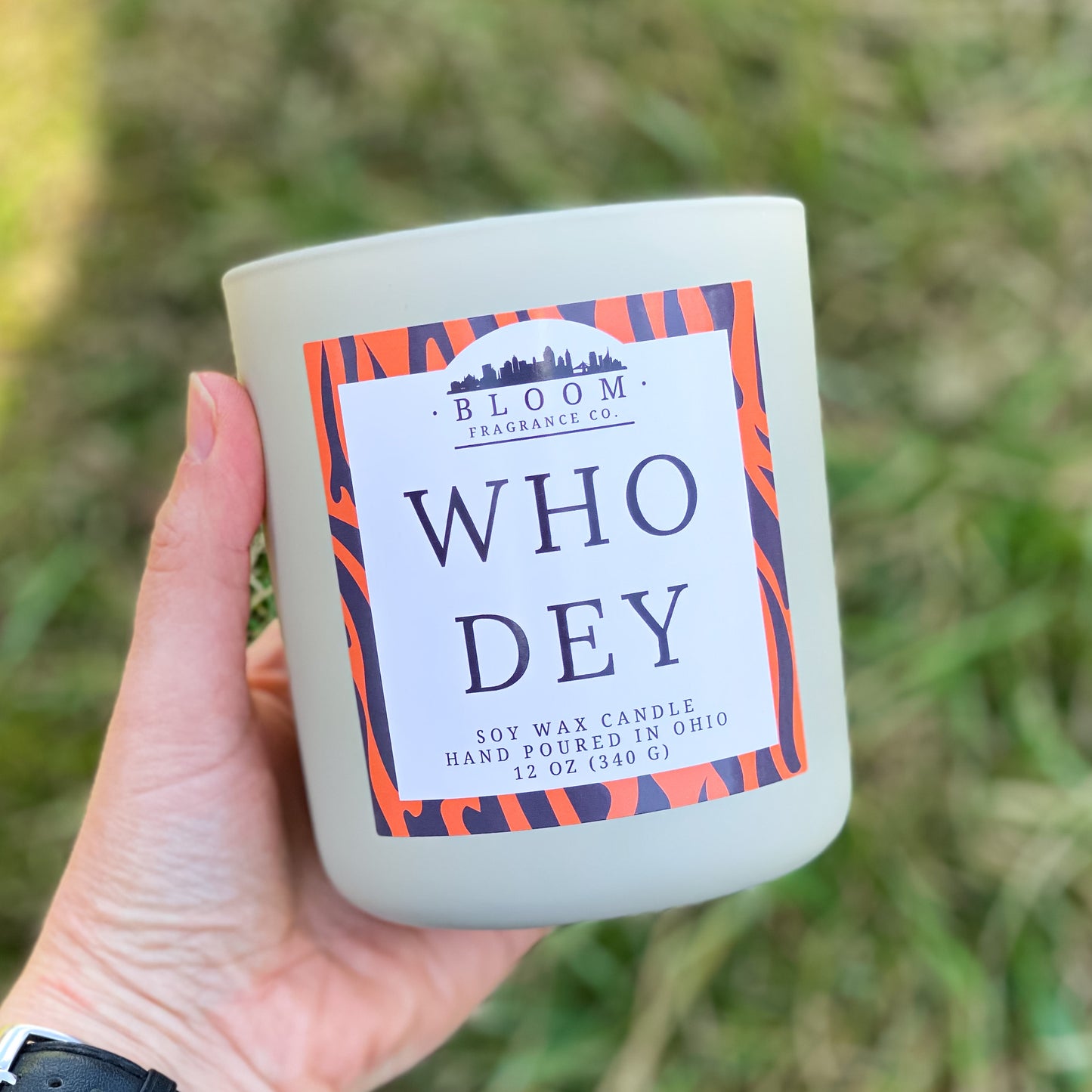 Large WHO DEY Soy Wax Candle