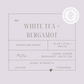 Large White Tea + Bergamot Soy Wax Candle