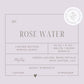 Rose Water Room Spray