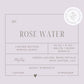 Rose Water Soy Wax Melts